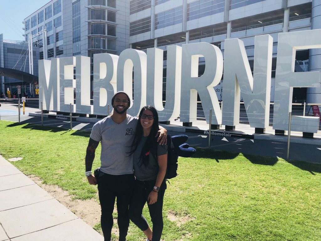 Tessa Blanchard and Trevor Mann (Ricochet) in Melbourne, Australia